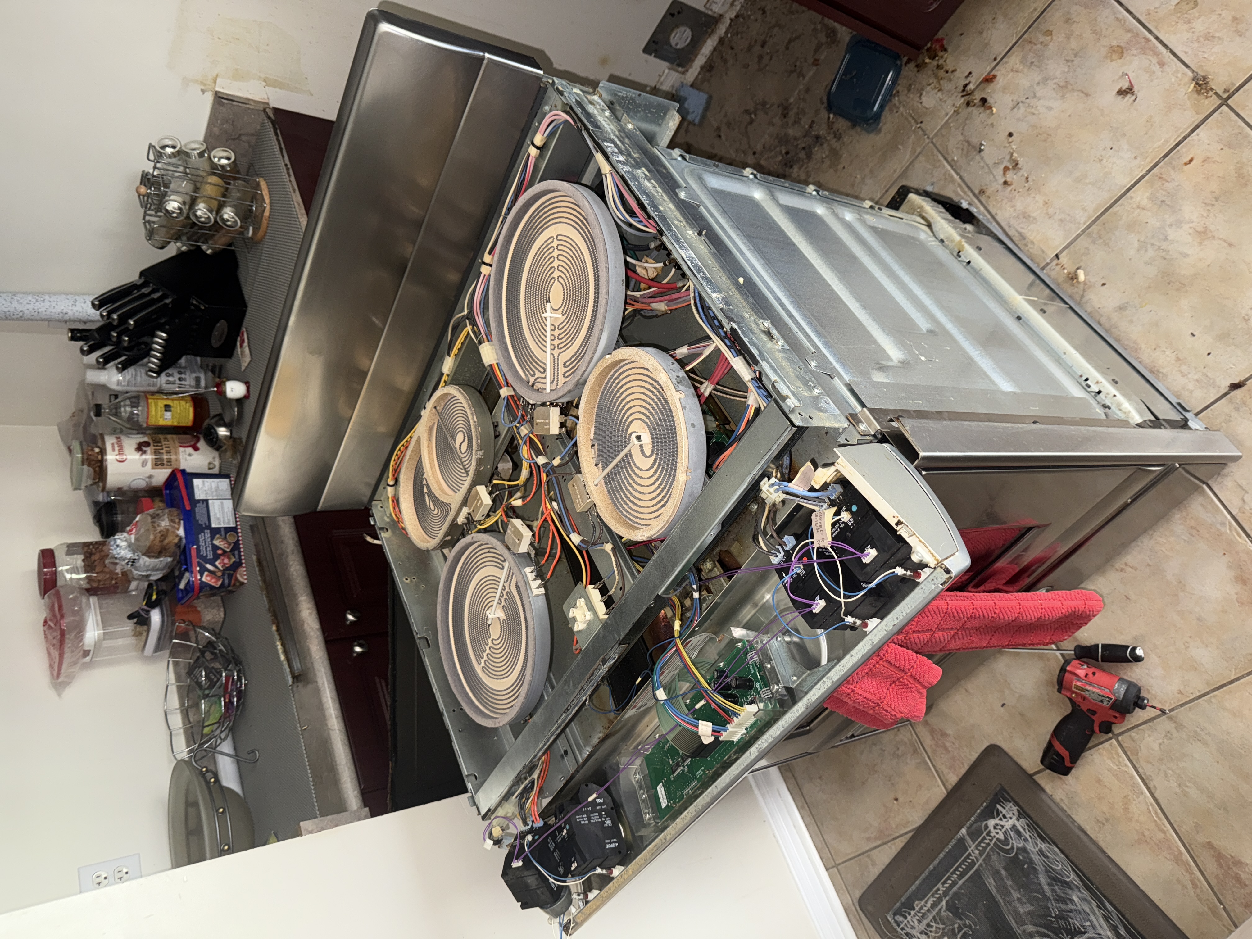 Oven element replacement